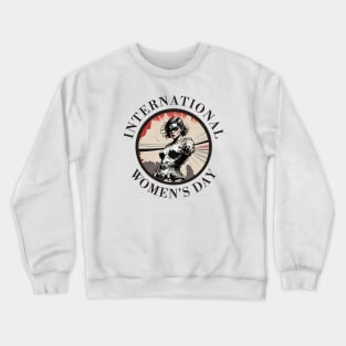 International Women’s Day march 2023. THE BEST MOM EVER FINE ART VINTAGE STYLE OLD TIMES Crewneck Sweatshirt